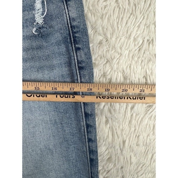 I & M Jeans Signature Women’s Size 9 Regular Stretch Skinny Distressed Ripped - Picture 11 of 16